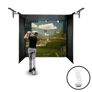 Oprolbaar SportScreen Vanish Indoor Golf Slagkooi