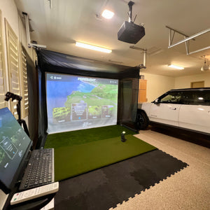 Oprolbaar SportScreen Vanish Indoor Golf Slagkooi