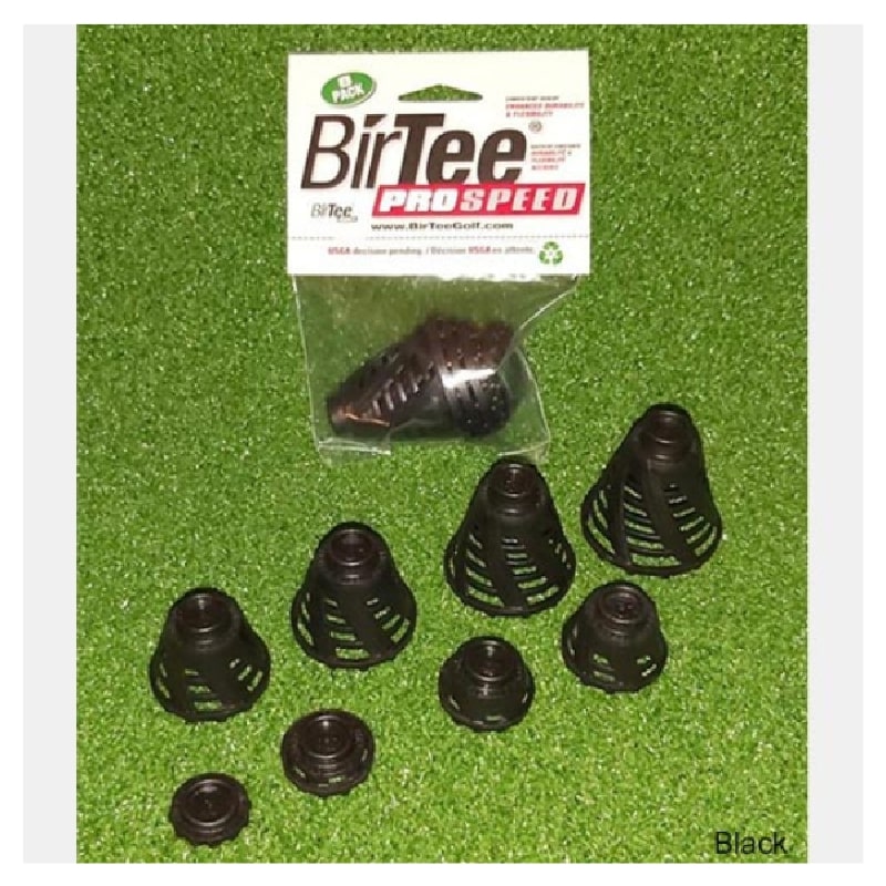 24/7 Golf BirTee Tees Höhe 8 Arten der Vorderseite Verpackung auf Gras