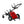 Caddytrek R3X elektrische follow me golftrolley rood uitgeklapt