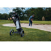 Elektrische Golftrolley Golf Geum Lifestyle foto bij de bunker