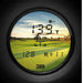 GOLFBUDDY Laser Lite 2 Rangefinder zicht voor de golfer door de rangefinder heen