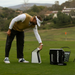 Garmin Approach R50 launch monitor golf simulator gebruikt op de golfbaan