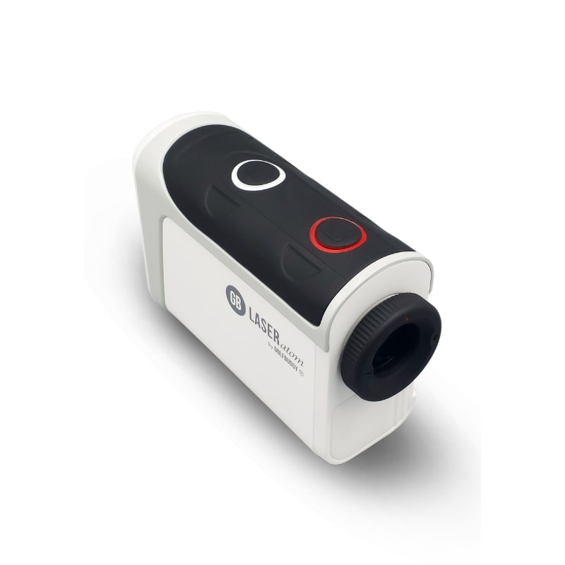 GolfBuddy Rangefinder Atom wit bovenaanzicht witte achtergornd