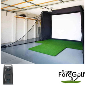 Golf Simulator GC3 ForesightSports putting green, slagmat en zijnetten