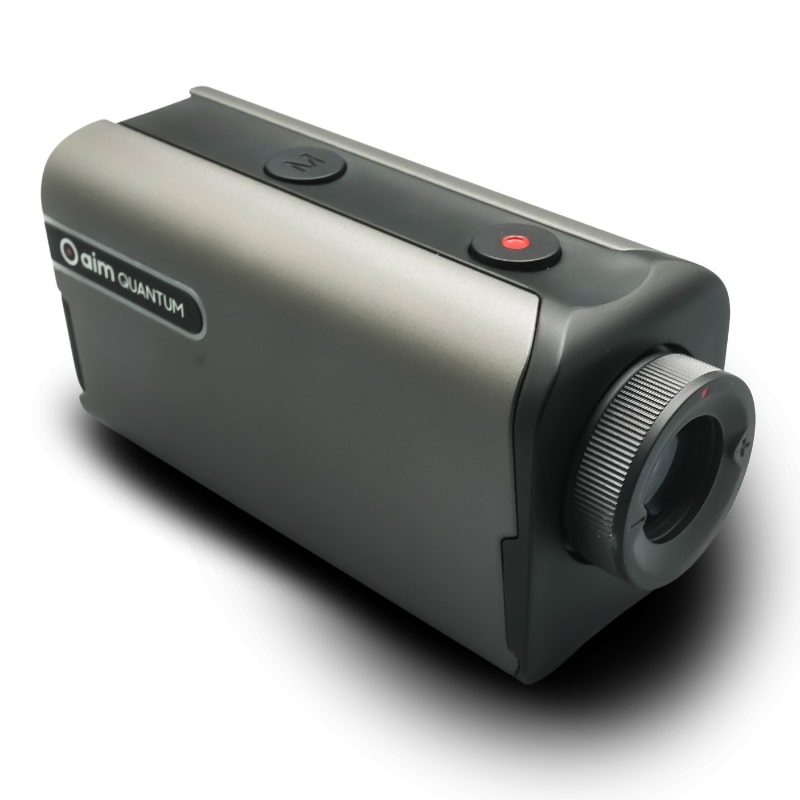 GolfBuddy Rangefinder Aim Quantum vooraanzicht witte achtergrond 