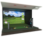 TwoVision T4 Golf simulator van Golfzon waarin je de totale box met witte achtergrond ziet. 