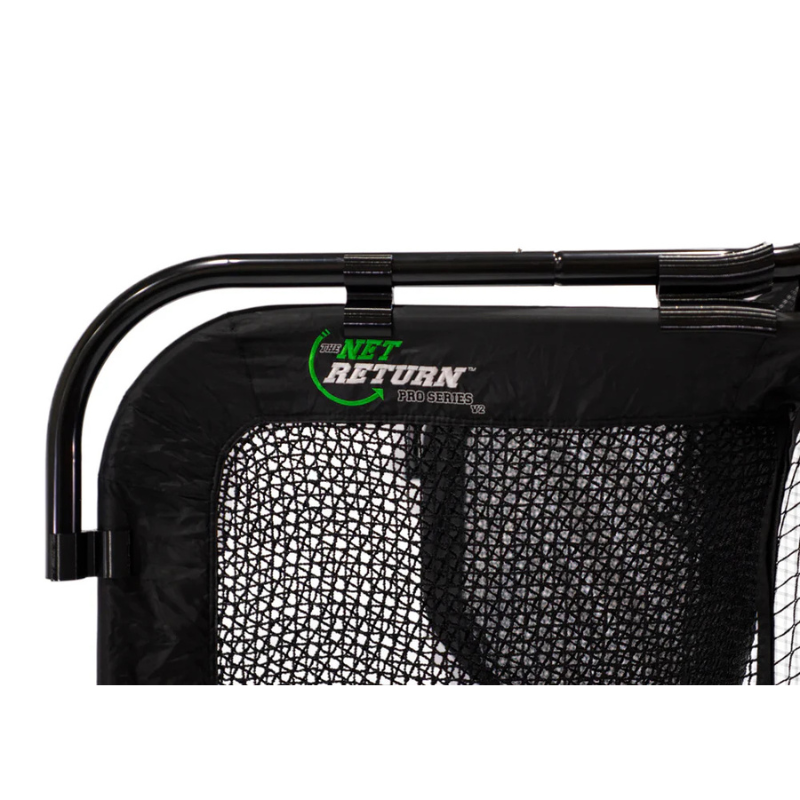 The Net Return Golfnet ''No Fly Zone'' voor de Home, Pro en Pro Large V2 Series ingezoomd in op het logo met witte achtergrond