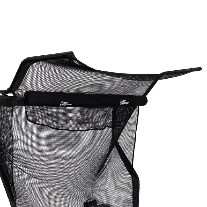 The Net Return Golfnet ''No Fly Zone'' voor de Home, Pro en Pro Large V2 Series schuin vooraanzicht ingezoomd met witte achtergrond