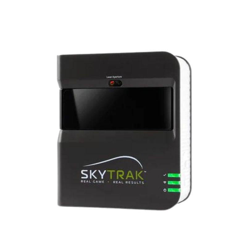 SkyTrak Indoor Launchmonitor voor aanzicht witte achtergrond