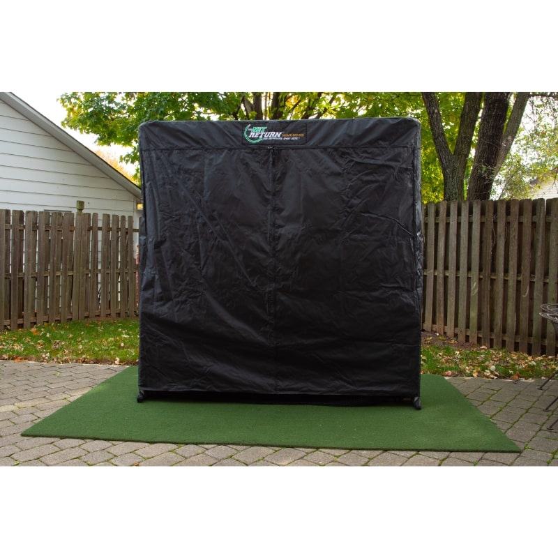 Die Net Return Outdoor Abdeckung im Garten Vorderansicht vollständig geschlossen Abdeckung
