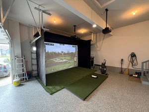 Oprolbaar SportScreen Vanish Indoor Golf Slagkooi